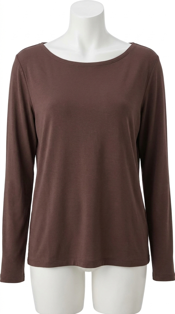NEW COMMANDO butter long sleeve oversized tee in seal